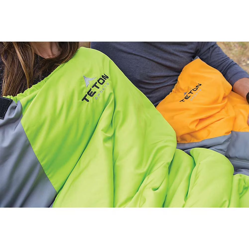 Trailhead Ultralight Mummy 20F Degree Sleeping Bag - Green and Grey