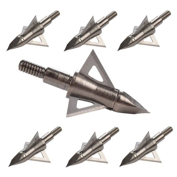 100 grain archery broadheads 12 piece set for hunting