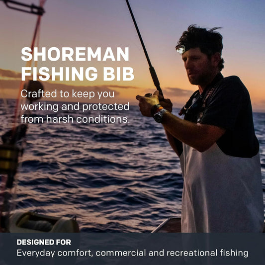 Grundens Shoreman waterproof stain-resistant bib pants