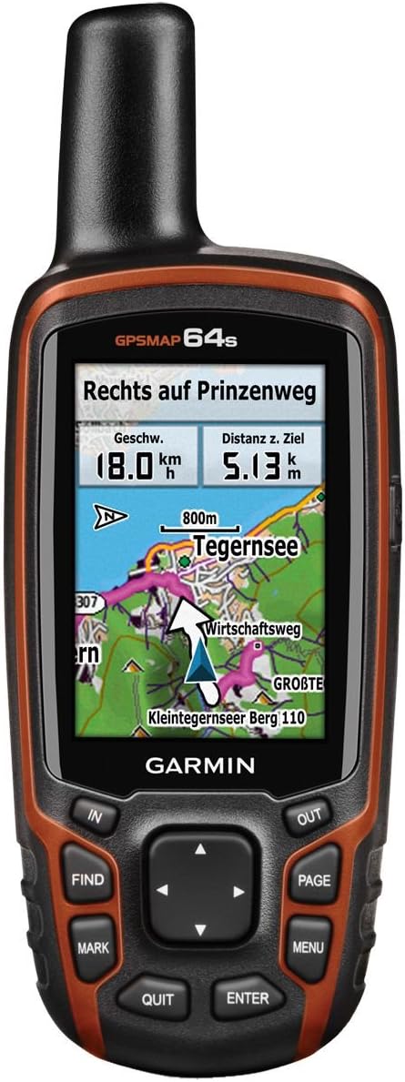 Garmin GPSMAP 64s GPS handheld with topographic mapping