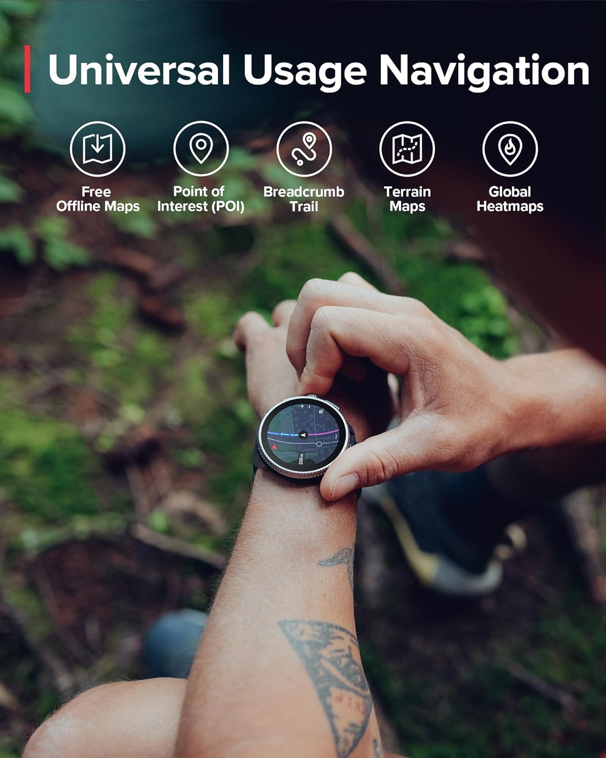 Suunto Race GPS Sports Watch with AMOLED Color Screen and Long Battery Life