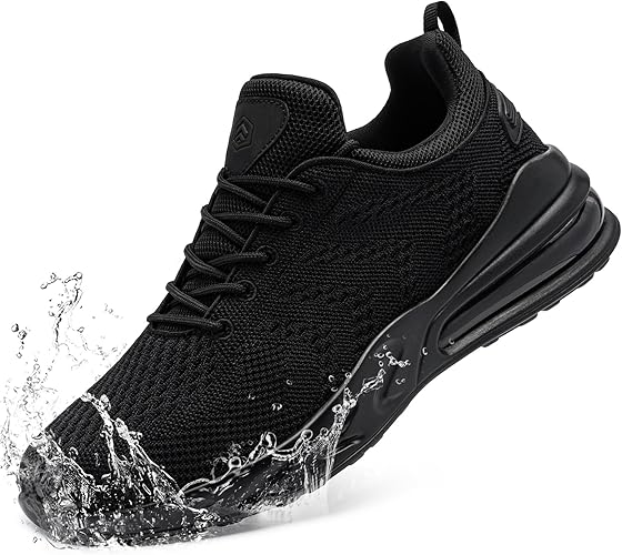 LARNMERN Men Non Slip Work Sneakers Water Resistant Food Service Zapatos Trabajo - Peak Performance Outfitters