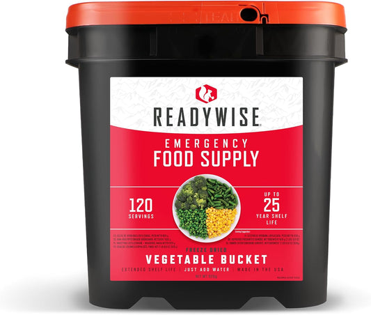 ReadyWise Emergency Food Supply — Freeze-Dried Survival Buckets