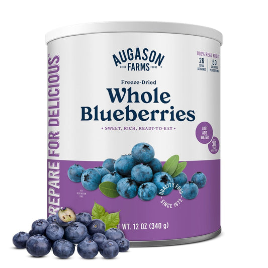 Augason Farms Freeze-Dried Whole Blueberries - 26 Servings