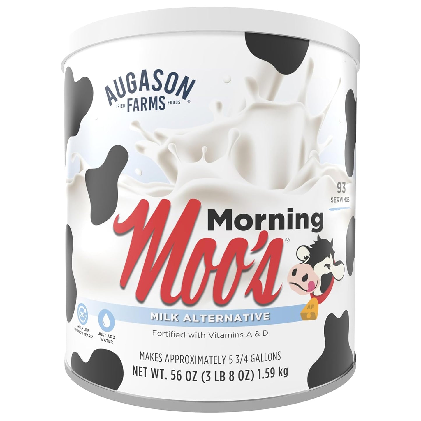 Augason Farms Morning Moo's Milk Alternative - 93 Servings