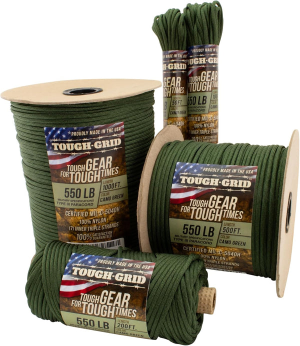 TITAN SurvivorCord 100 foot paracord with survival cores