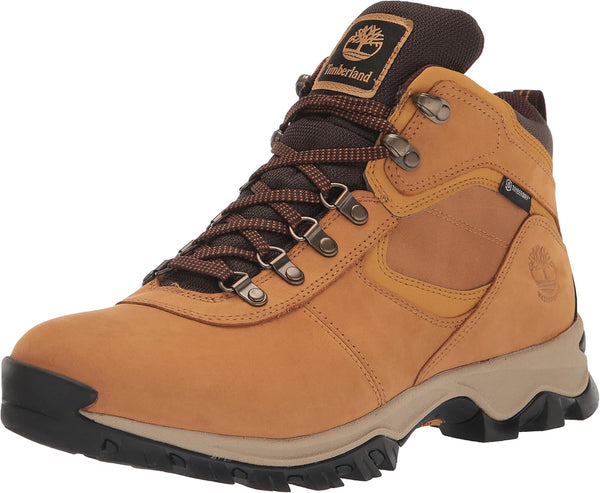 Timberland Mt. Maddsen mid waterproof leather hiking boot on trail
