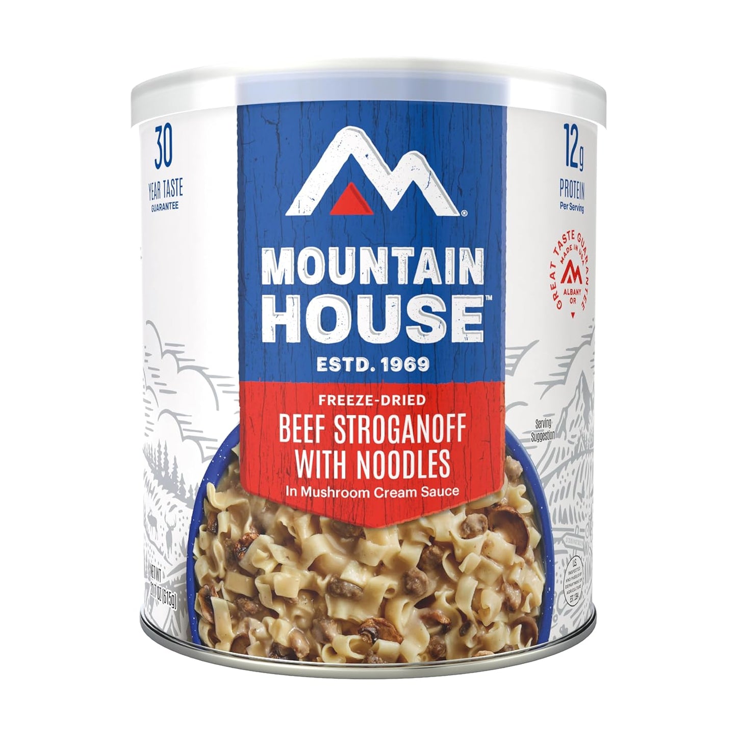 Mountain House Chili Mac with Beef Freeze-Dried Camping Food, 10 Servings