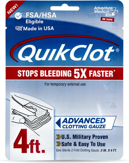 Celox Rapid hemostatic gauze for life-threatening bleeding control in field emergencies