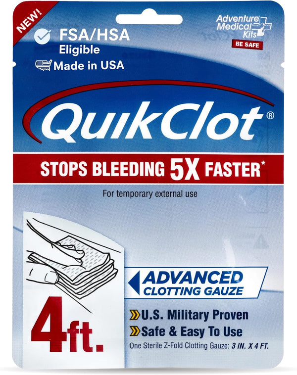 Celox Rapid hemostatic gauze for life-threatening bleeding control in field emergencies
