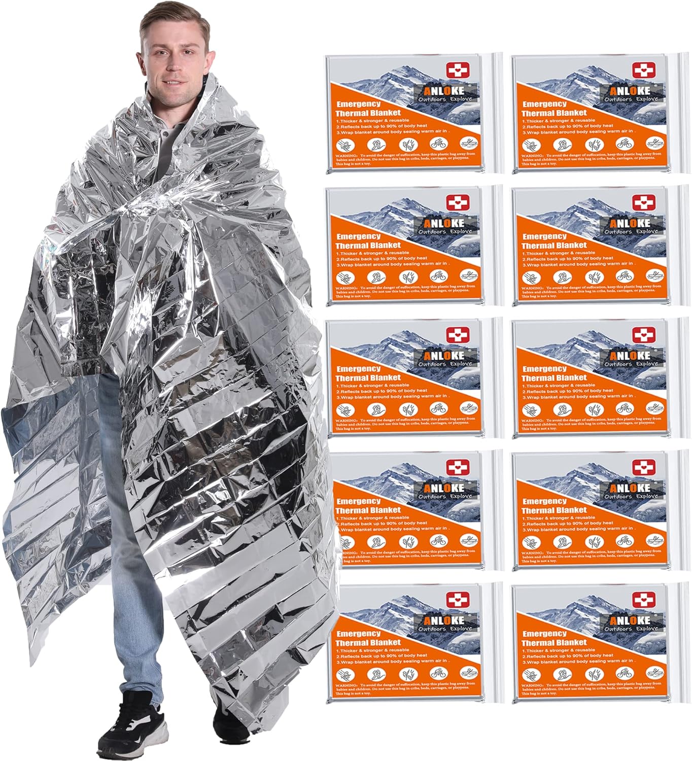 SOL Emergency Blanket — Heavy Duty Mylar