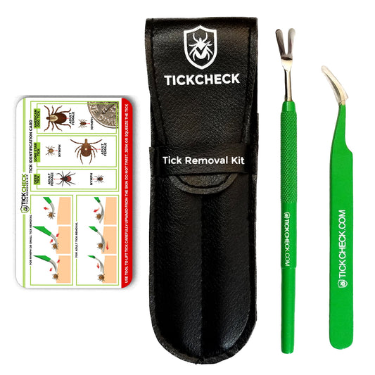 Tick Remover Tool Kit 3-Pack — Safe Tick Removal for Humans, Dogs & Cats with Magnifier Case - Peak Performance Outfitters