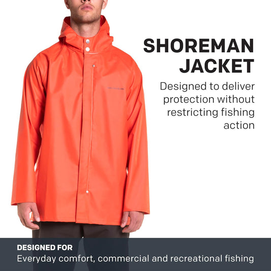 Grundens Shoreman jacket — waterproof stain-resistant fishing outerwear