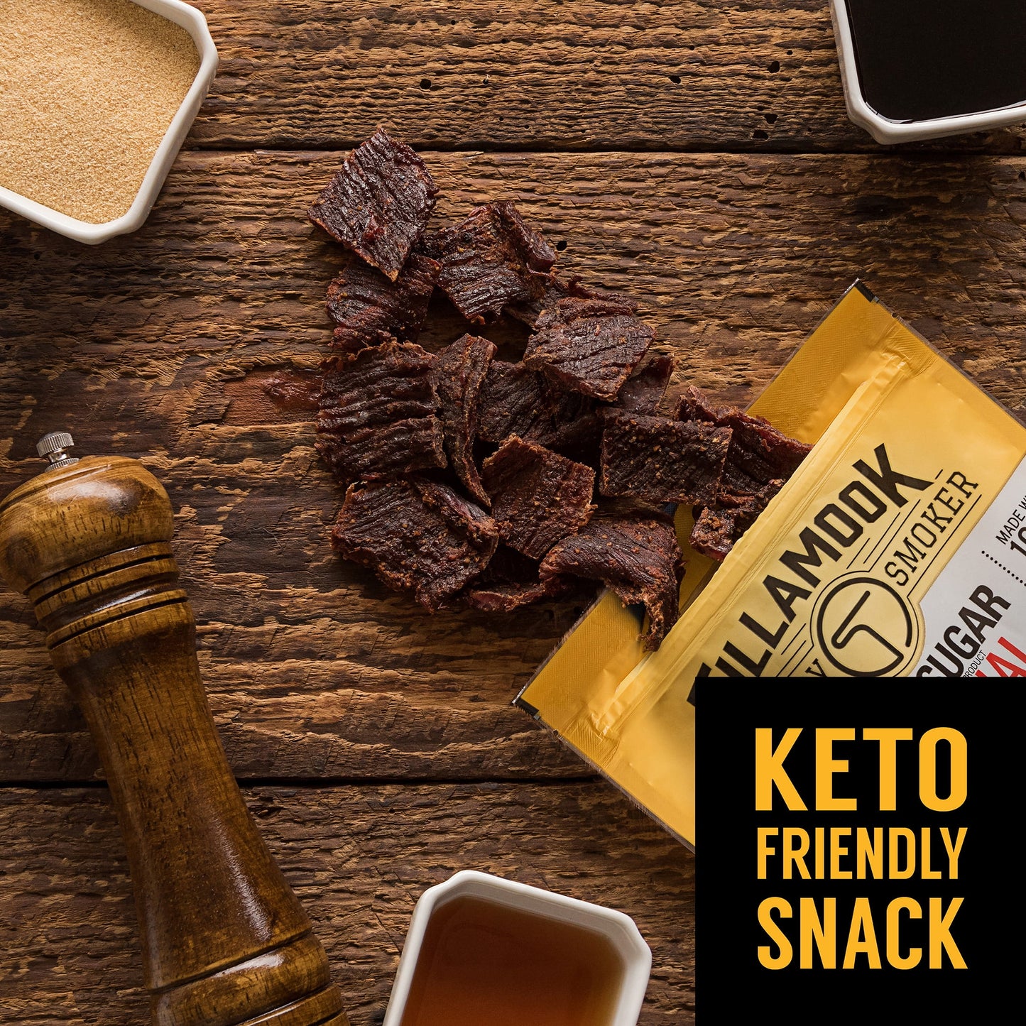 Tillamook Country Smoker Zero Sugar Beef Jerky, Original 6.5 oz