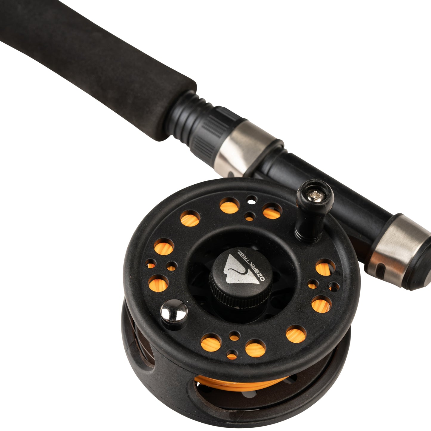 Fly fishing reel with assorted flies included
