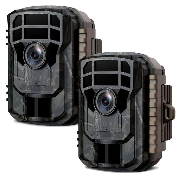 Campark 2-pack trail cameras 36MP 2K with night vision and IP66 waterproof housing