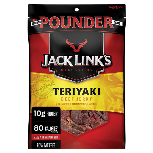 Jack Link's Beef Jerky, Teriyaki 16 oz - Peak Performance Outfitters