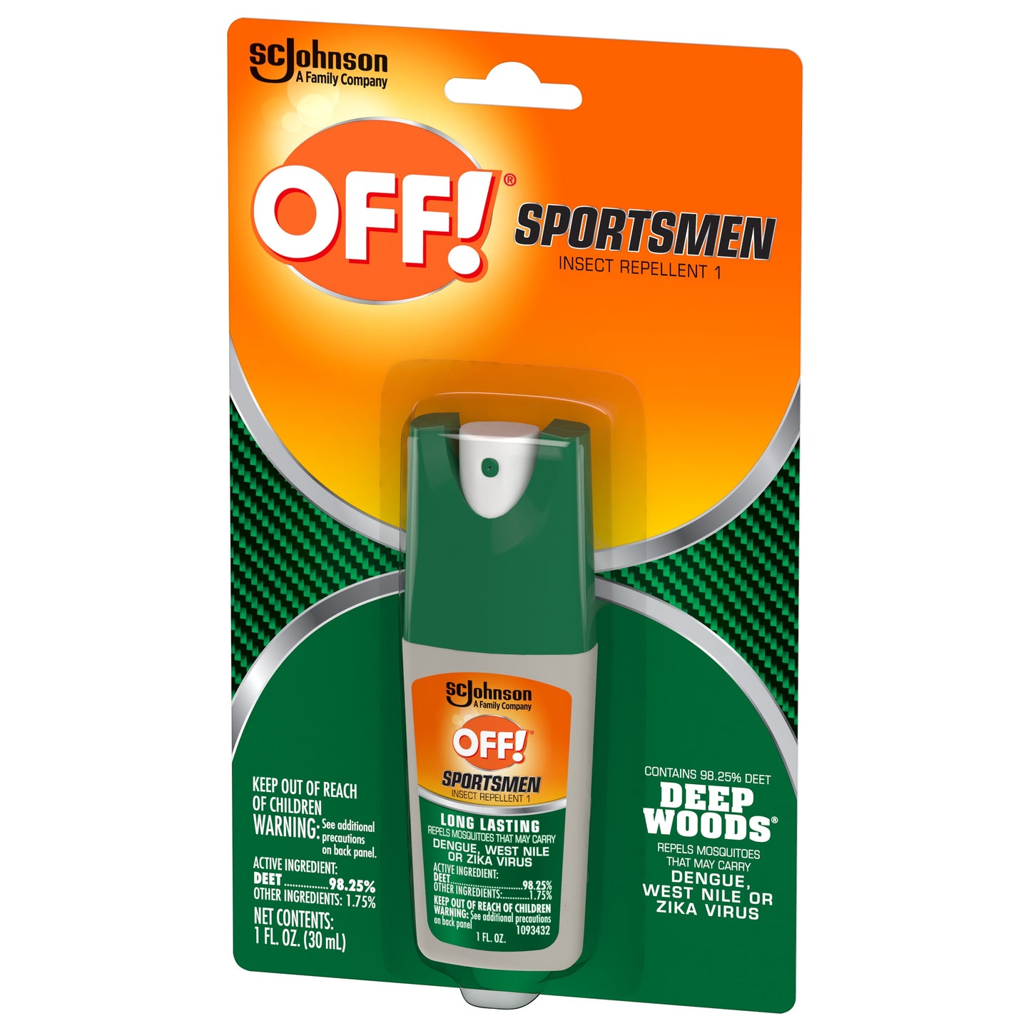 Mosquito and Insect Repellent Spray, 1 oz Pump - Peak Performance Outfitters