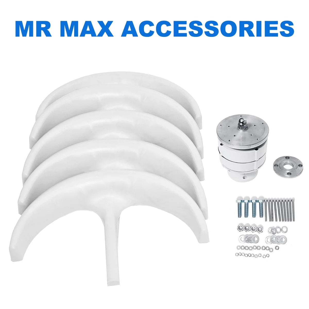 5000W Vertical Axis Wind Turbine Generator Low Noise Low Start Wind Speed 12V 24V 48V Windmill off Grid System with MPPT Charger