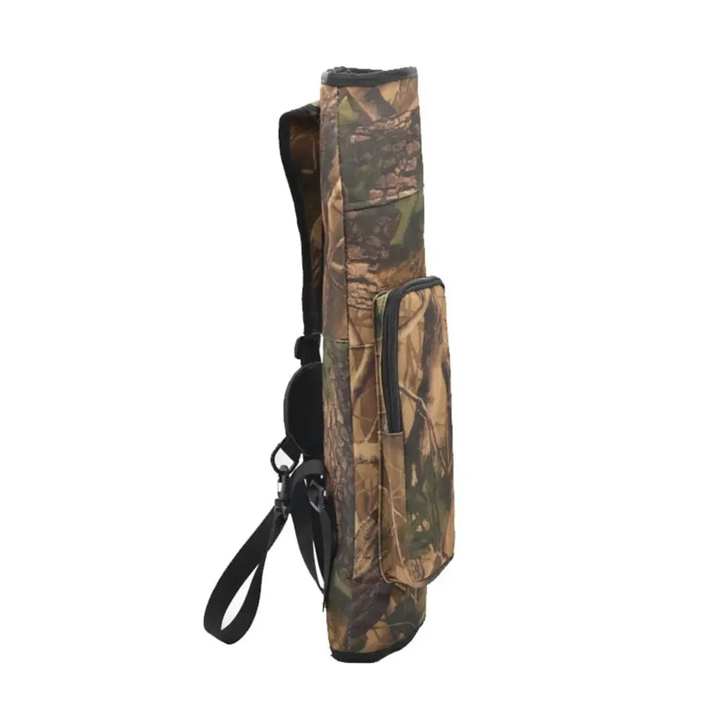 Archery Arrow Quiver Backpack Shoulder Bag - Holds 40 Arrows - For Compound and Recurve Bow Hunting - Peak Performance Outfitters