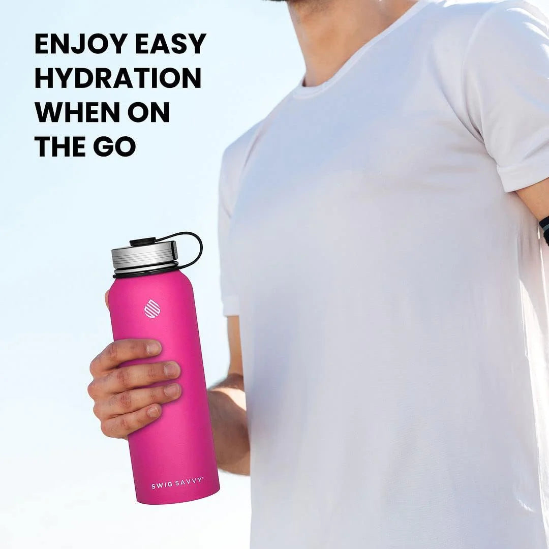 Insulated Stainless Steel Sports Water Bottle - 32 oz - Peak Performance Outfitters