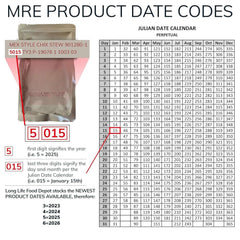 MRE Entree Variety Pack (18-Pack) – Beef & Chicken Main Courses Only (Not Full Meals) – Long Shelf Life – Fresh 2024+ Production - Direct from U.S. Contract