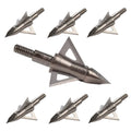 Set of 12 Archery Broadheads 100 Grain for Crossbows, Recurves, and Compound Bows