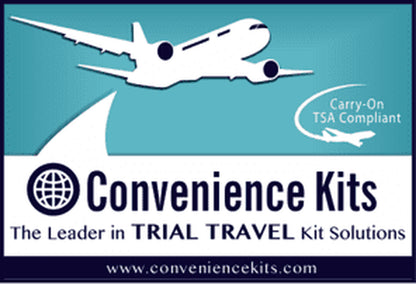 Men's Premium 15-Piece Travel Kit with Reusable Toiletry Zippered Bag, TSA Compliant