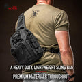 Concealed Carry Shoulder Bag for Range, Travel, Hiking, and Outdoor Sports