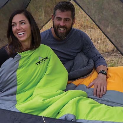 Trailhead Ultralight Mummy 20F Degree Sleeping Bag - Green and Grey