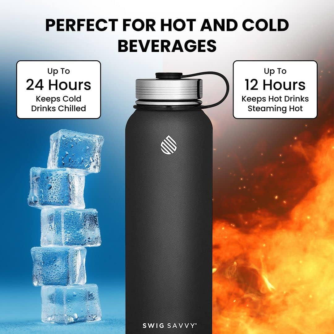 Insulated Stainless Steel Sports Water Bottle - 32 oz - Peak Performance Outfitters