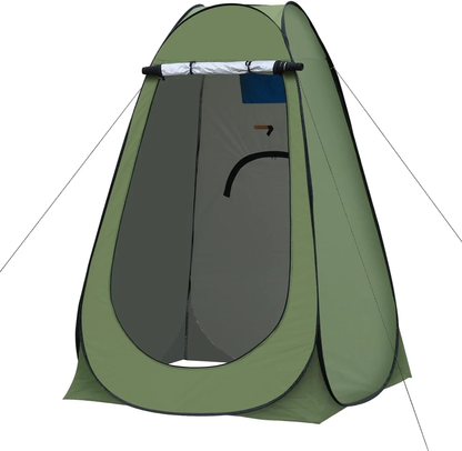 Portable Outdoor Privacy Tent with Carrying Bag - Green - Peak Performance Outfitters