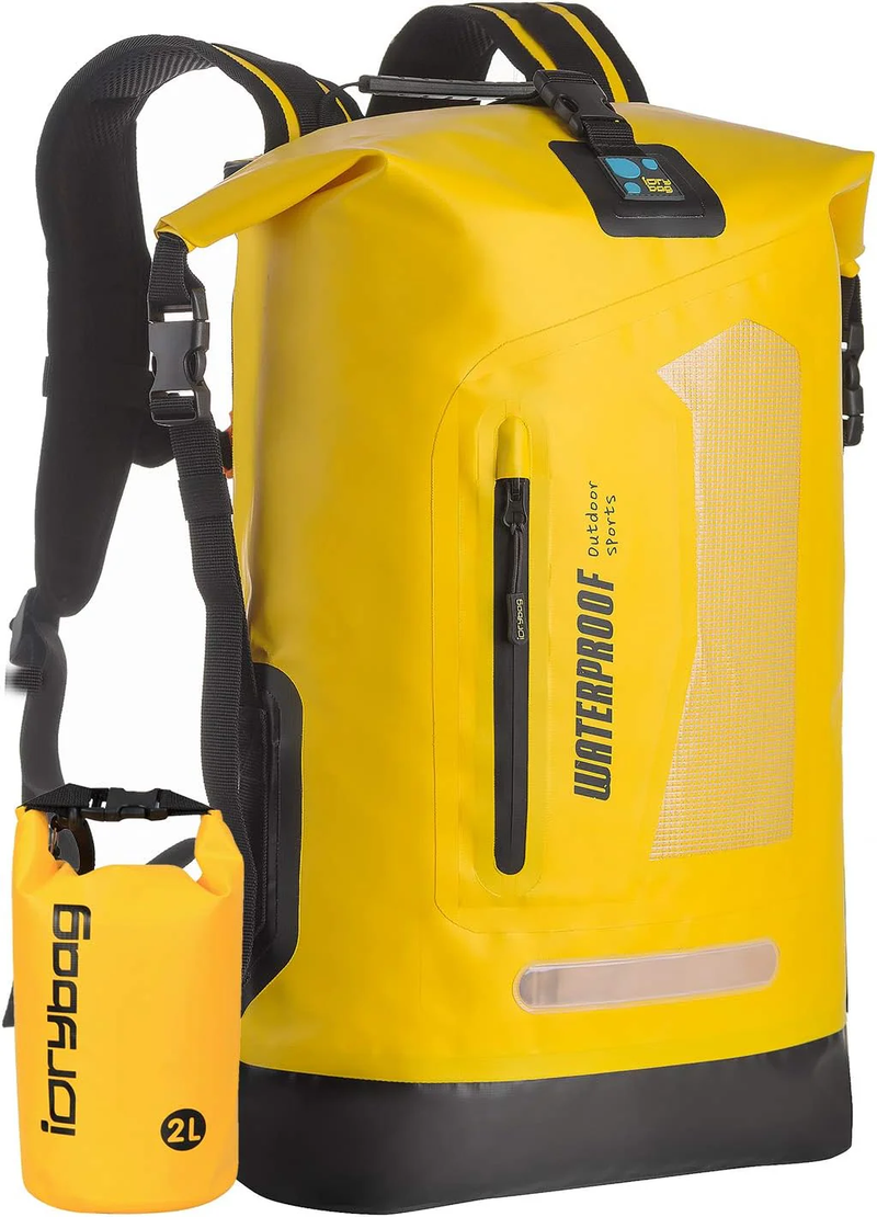 Waterproof Floating Dry Backpack with Dry Sack - Available in 20L, 30L, 40L - Ideal for Men, Backpacking, and Kayaking - Peak Performance Outfitters