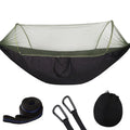 2023 Portable Camping Hammock with Mosquito Net and Pop-Up Light