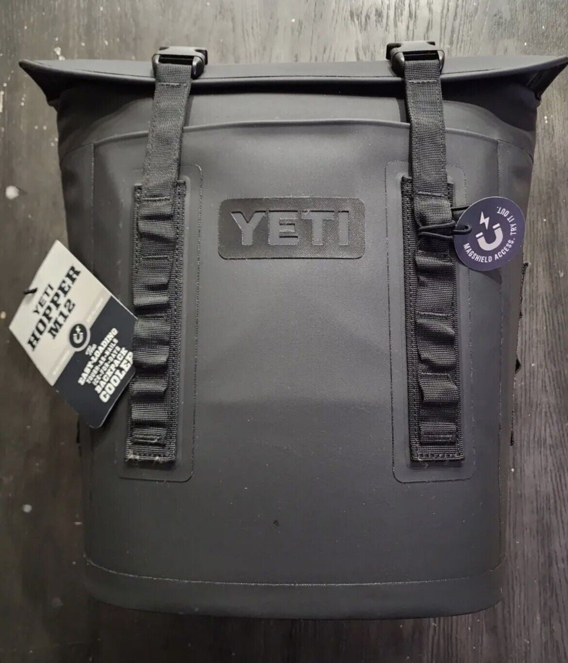 YETI Hopper M12 Soft Backpack Cooler in Black - Pre Dawn Limited Edition Model - Peak Performance Outfitters