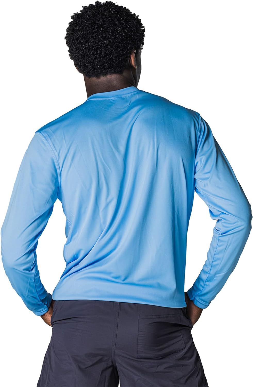 Men's Outdoor UPF 50+ Long Sleeve T-Shirt with UV Sun Protection for Fishing, Running, Hiking, and Swimming - Peak Performance Outfitters