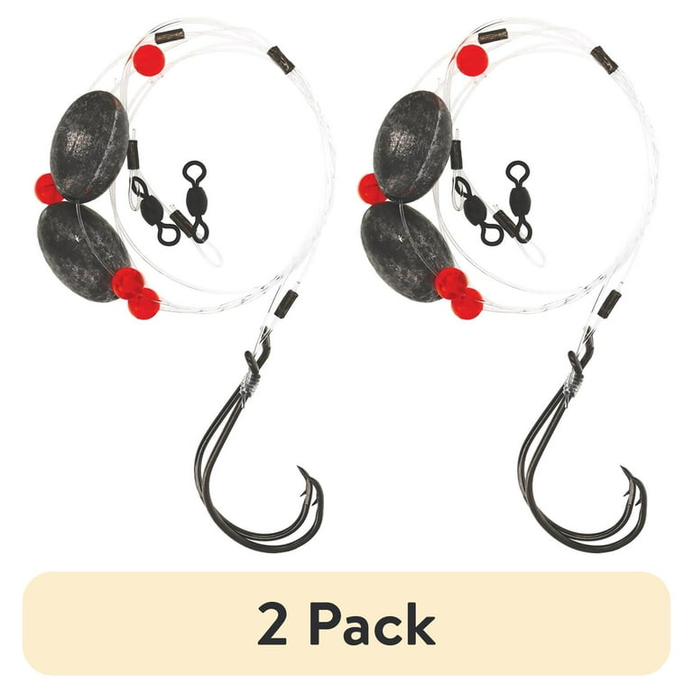 Eagle Claw pre-tied fishing rig set with bottom drop shot and catfish rigs