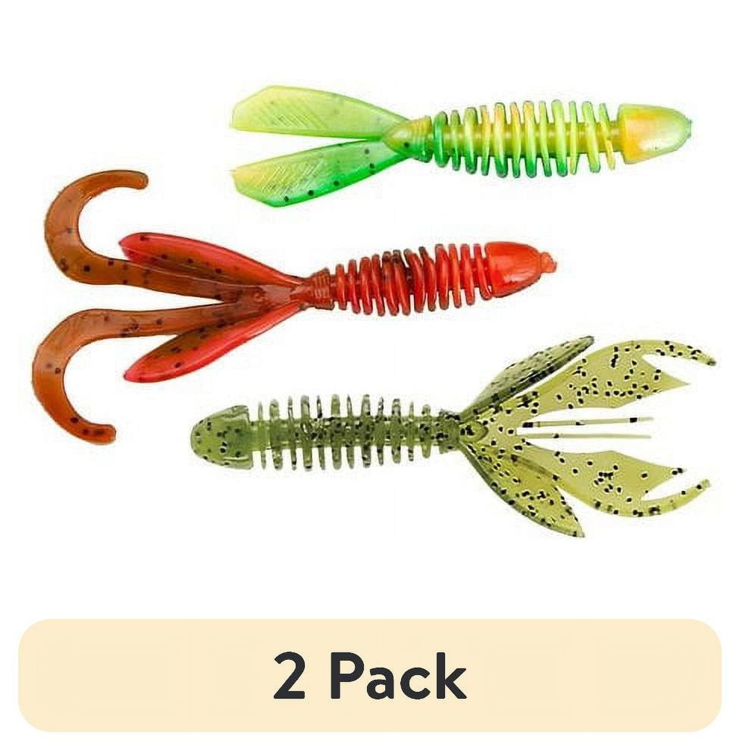 50-piece soft plastic bass fishing lure assortment with Senkos creature baits and swimbaits