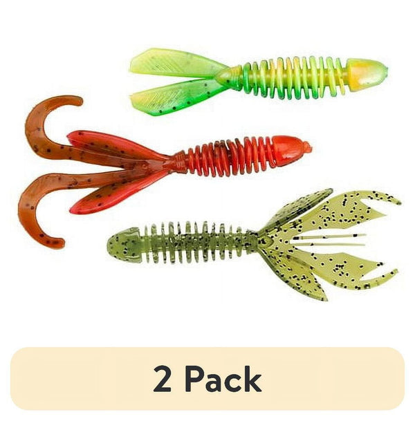 50-piece soft plastic bass fishing lure assortment with Senkos creature baits and swimbaits