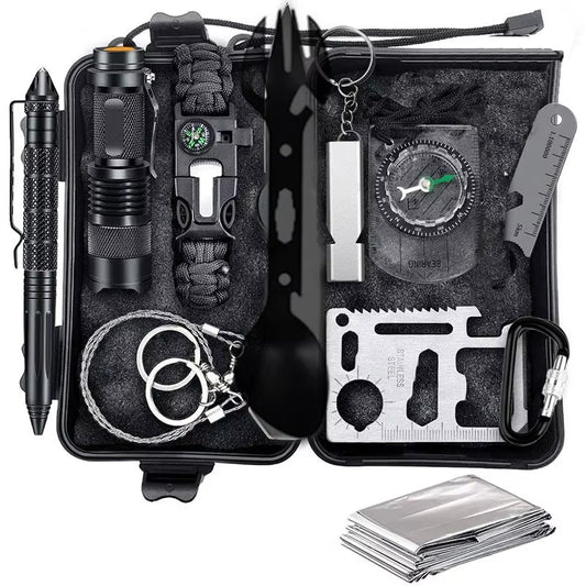 Professional Car Survival First Aid Kit Outdoor Camping Hiking First Aid Kit Emergency Gear Outdoor SOS Wilderness Adventure