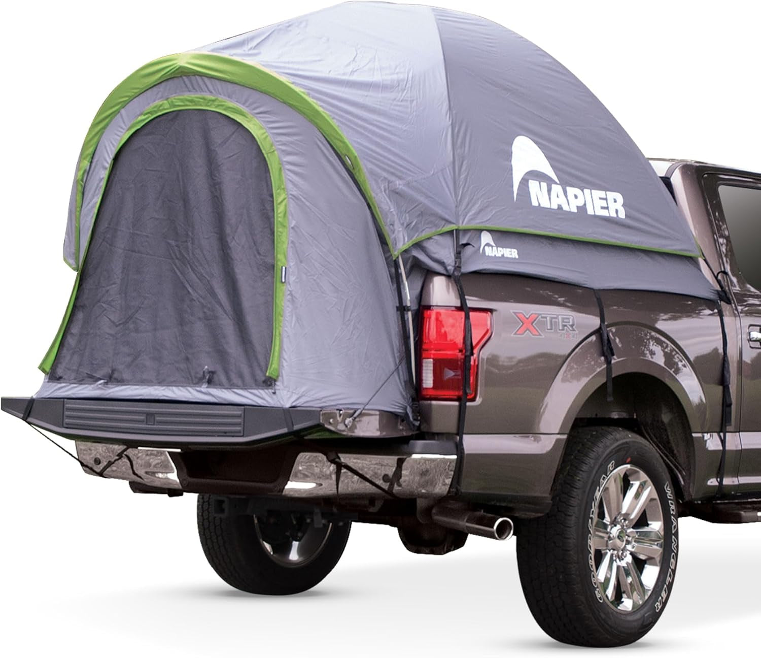 Backroadz Truck Bed Camping Tent with Waterproof Coating - Comfortable and Spacious 2 Person Tent for Full Size and Long Beds - Peak Performance Outfitters