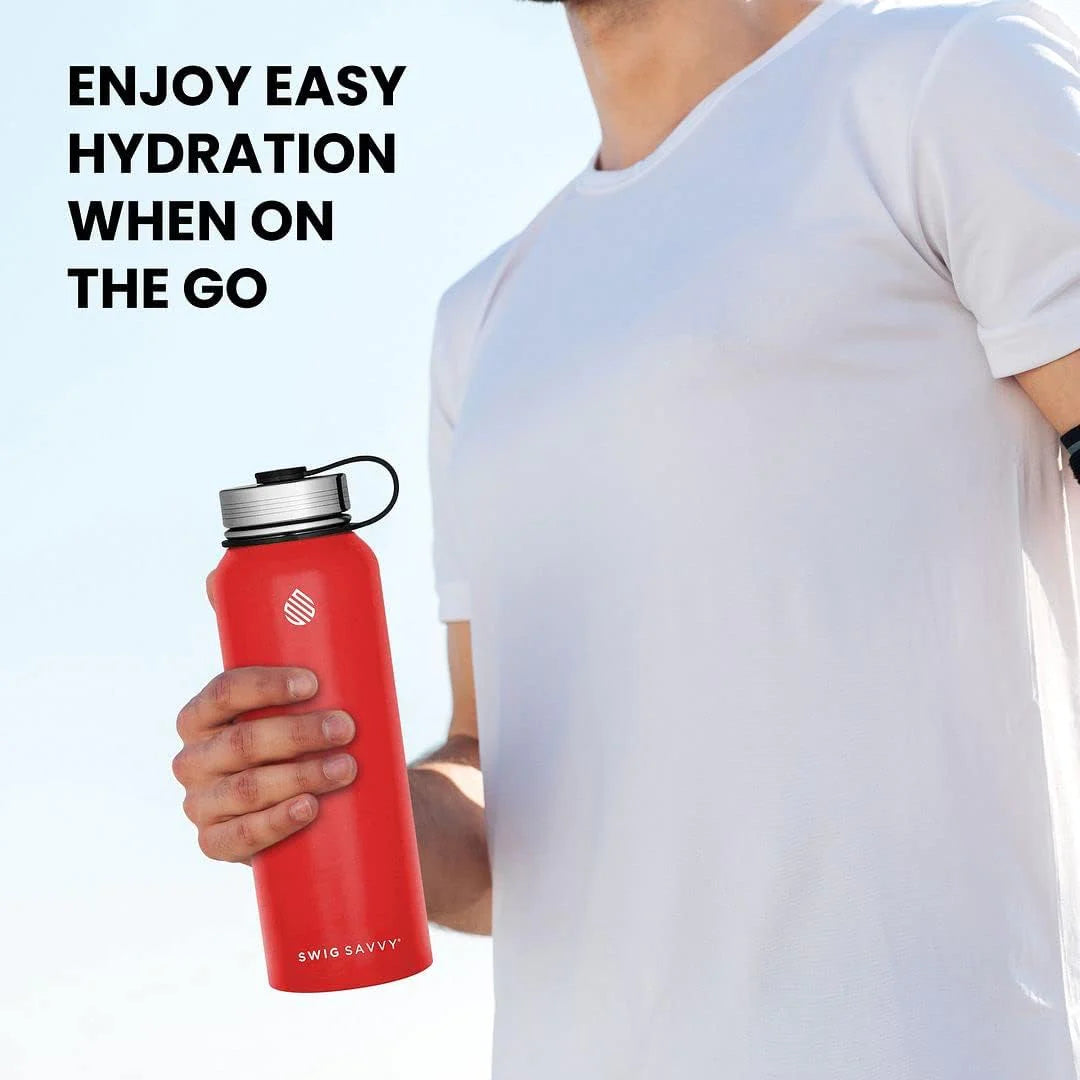 Insulated Stainless Steel Sports Water Bottle - 32 oz - Peak Performance Outfitters