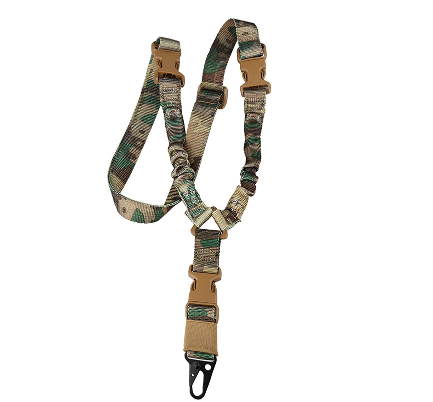 Durable Tactical Single Point Rifle Sling with Adjustable Length and Quick Detach Buckle - Peak Performance Outfitters