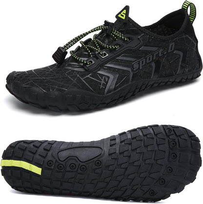 UBFEN Water Shoes Aqua Swim Shoes Mens Womens Beach Sports Quick Dry Barefoot for Boating Fishing Diving Surfing