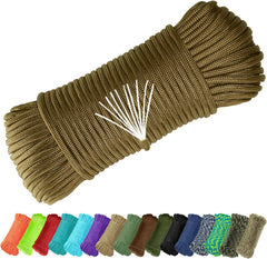 50 feet mil-spec 650 paracord with 10-strand core