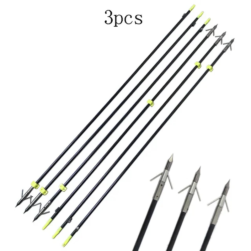 Fiberglass Compound Bow Hunting Arrow for Archery and Slingshot Hunting - Peak Performance Outfitters