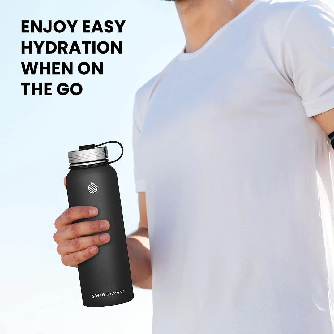 Insulated Stainless Steel Sports Water Bottle - 32 oz - Peak Performance Outfitters