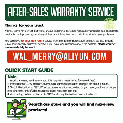 2K 36MP Trail Camera with Infrared Night Vision and Wide Angle Lens - Waterproof, Motion Activated Wildlife Scouting Camera - Peak Performance Outfitters