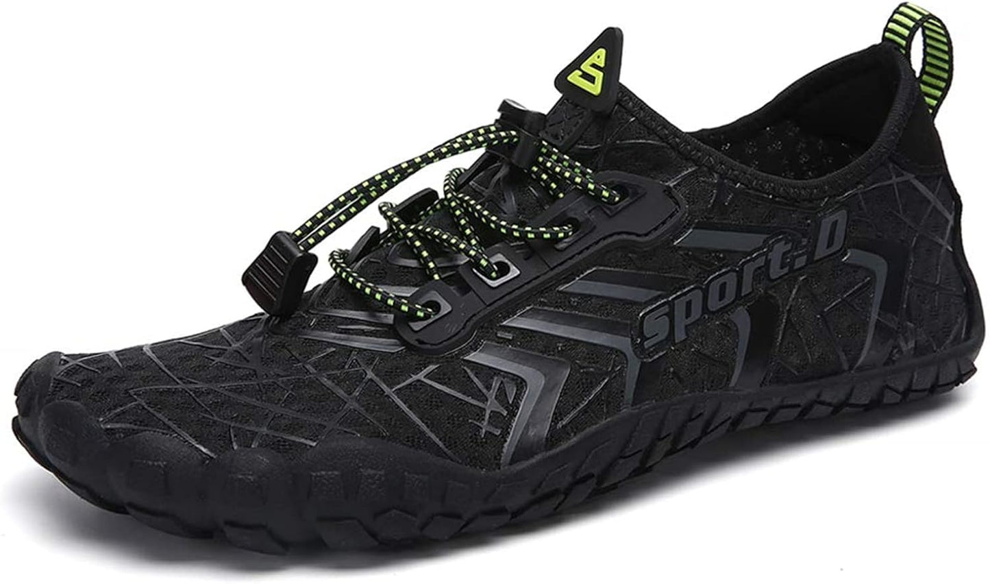 UBFEN Water Shoes Aqua Swim Shoes Mens Womens Beach Sports Quick Dry Barefoot for Boating Fishing Diving Surfing