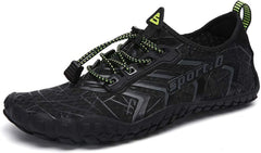 UBFEN Water Shoes Aqua Swim Shoes Mens Womens Beach Sports Quick Dry Barefoot for Boating Fishing Diving Surfing